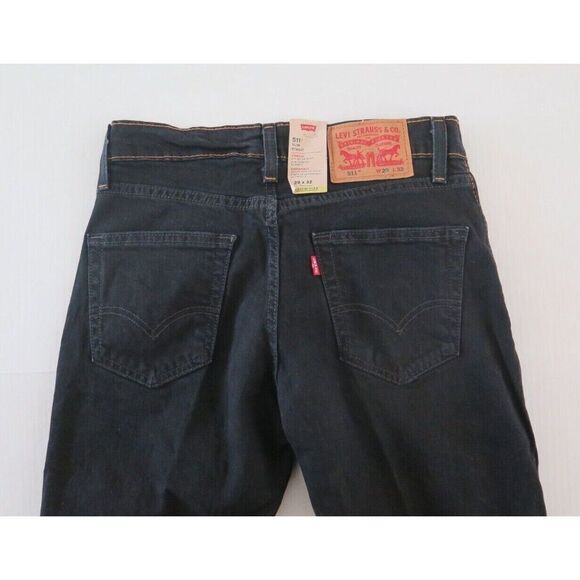 Levi's 511 Men's Sz 29x32 Black Slim Fit Straight Leg Denim Jeans - Picture 6 of 6